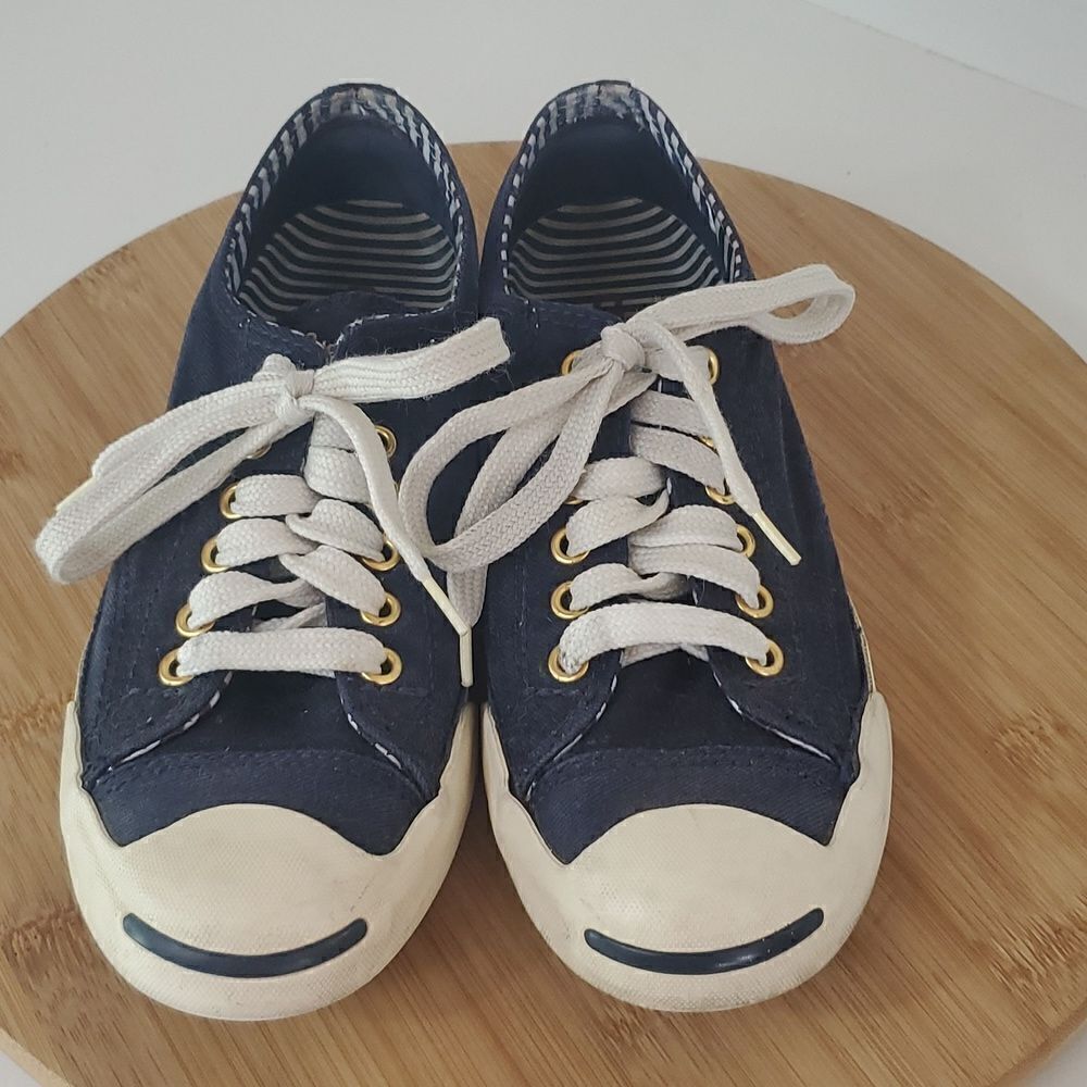 Converse Jack Purcell Classic Canvas Sneaker Blue Women's Size 7